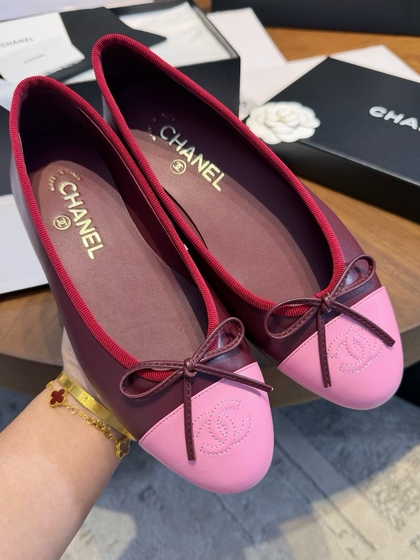 Chanel Classic ballet shoes view 2