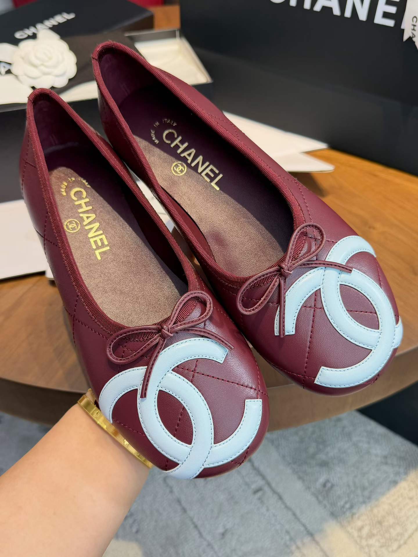 Chanel 26C Kangpeng ballet shoes view 1