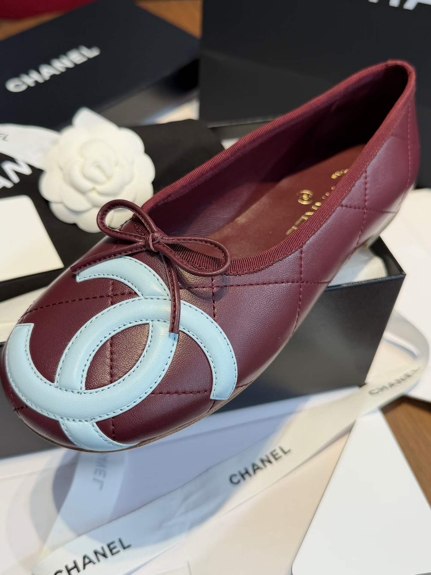 Chanel 26C Kangpeng ballet shoes view 3