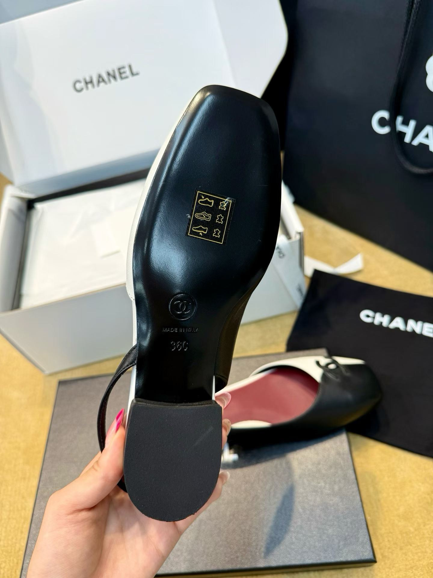 Chanel 2026 Square-headed sandals view 11