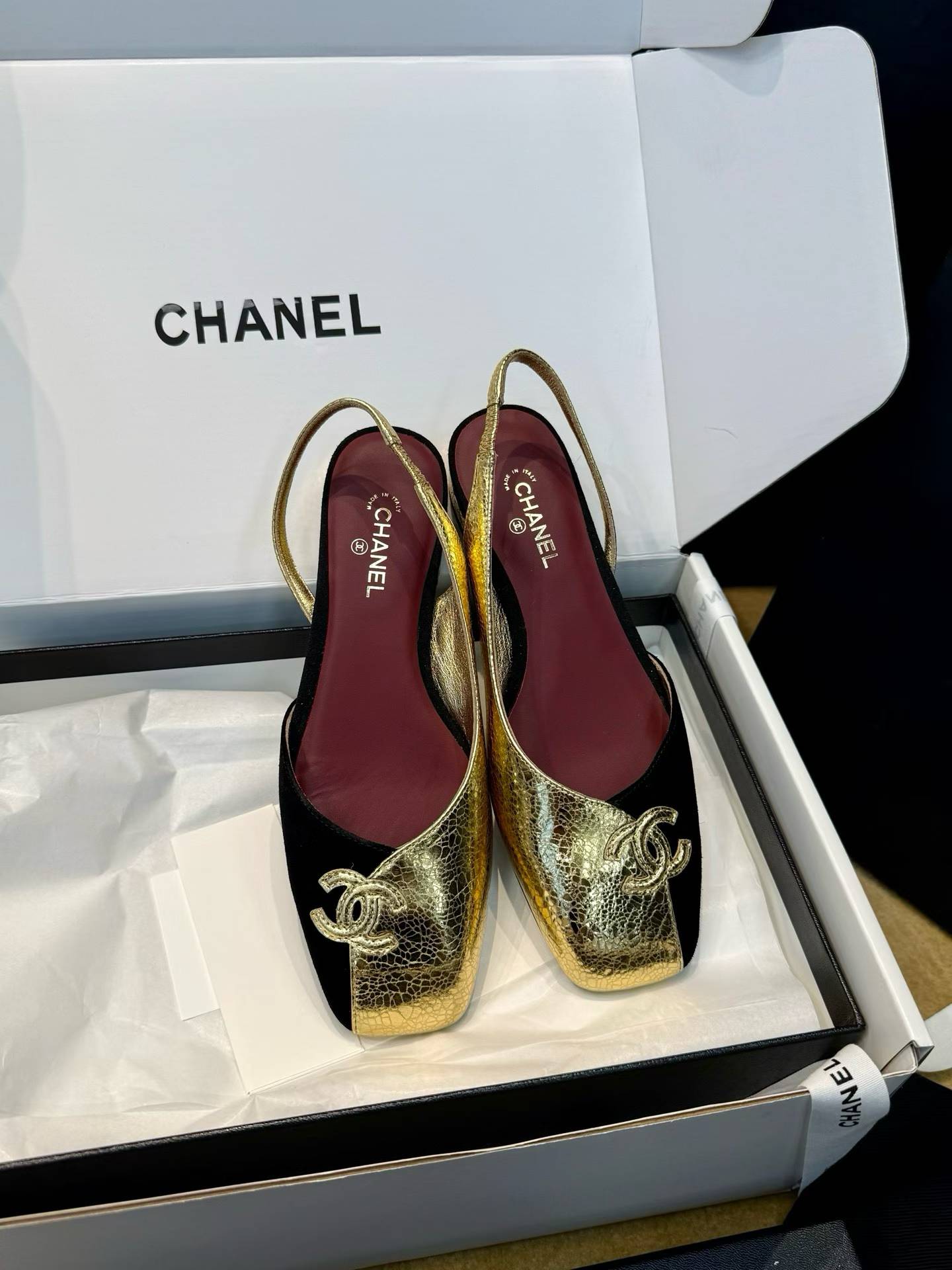 Chanel 2026 Square-headed sandals view 3