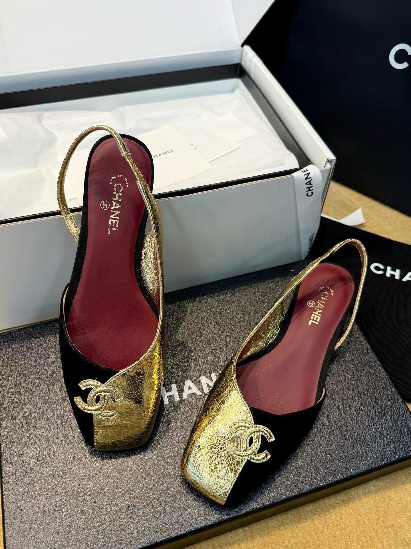 Chanel 2026 Square-headed sandals view 5
