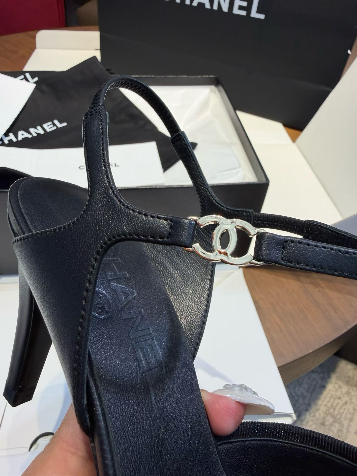 Chanel High heel sandals view 7
