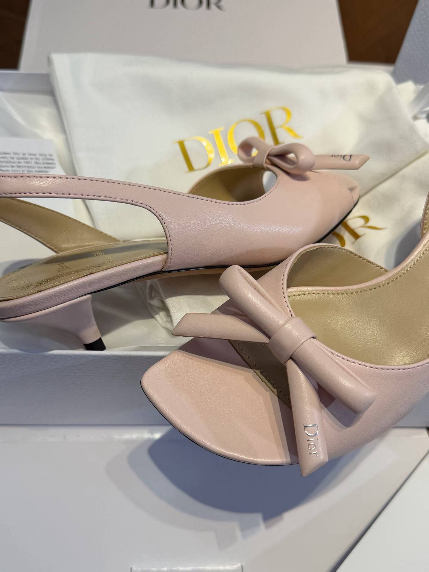 Dior Bow high heel sandals view 12
