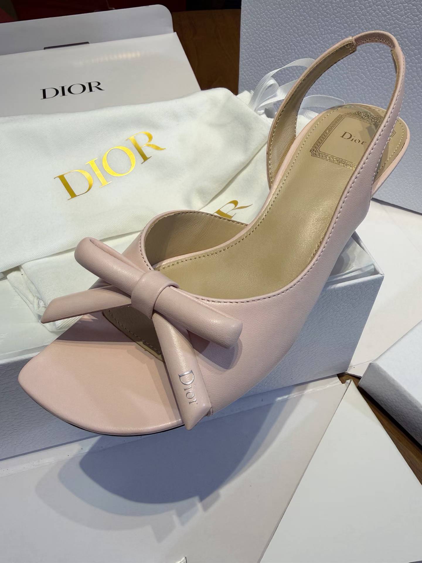 Dior Bow high heel sandals view 13