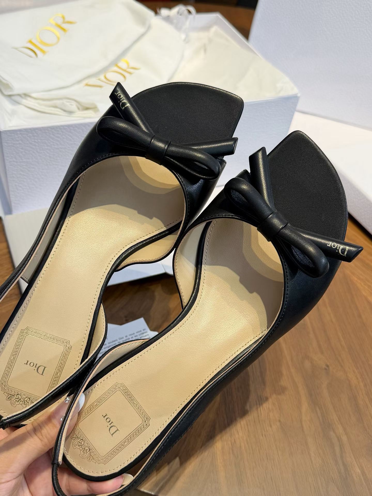 Dior Bow high heel sandals view 14