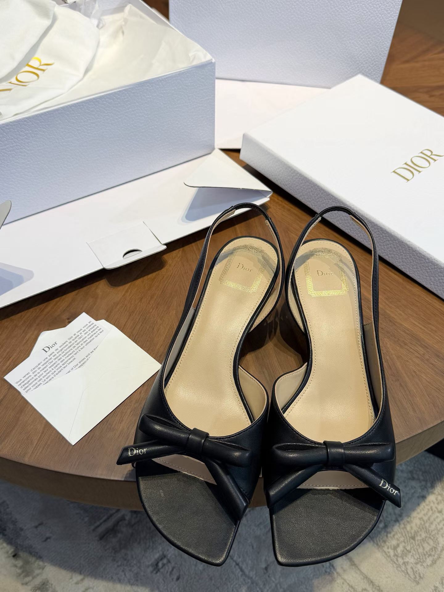 Dior Bow high heel sandals view 15