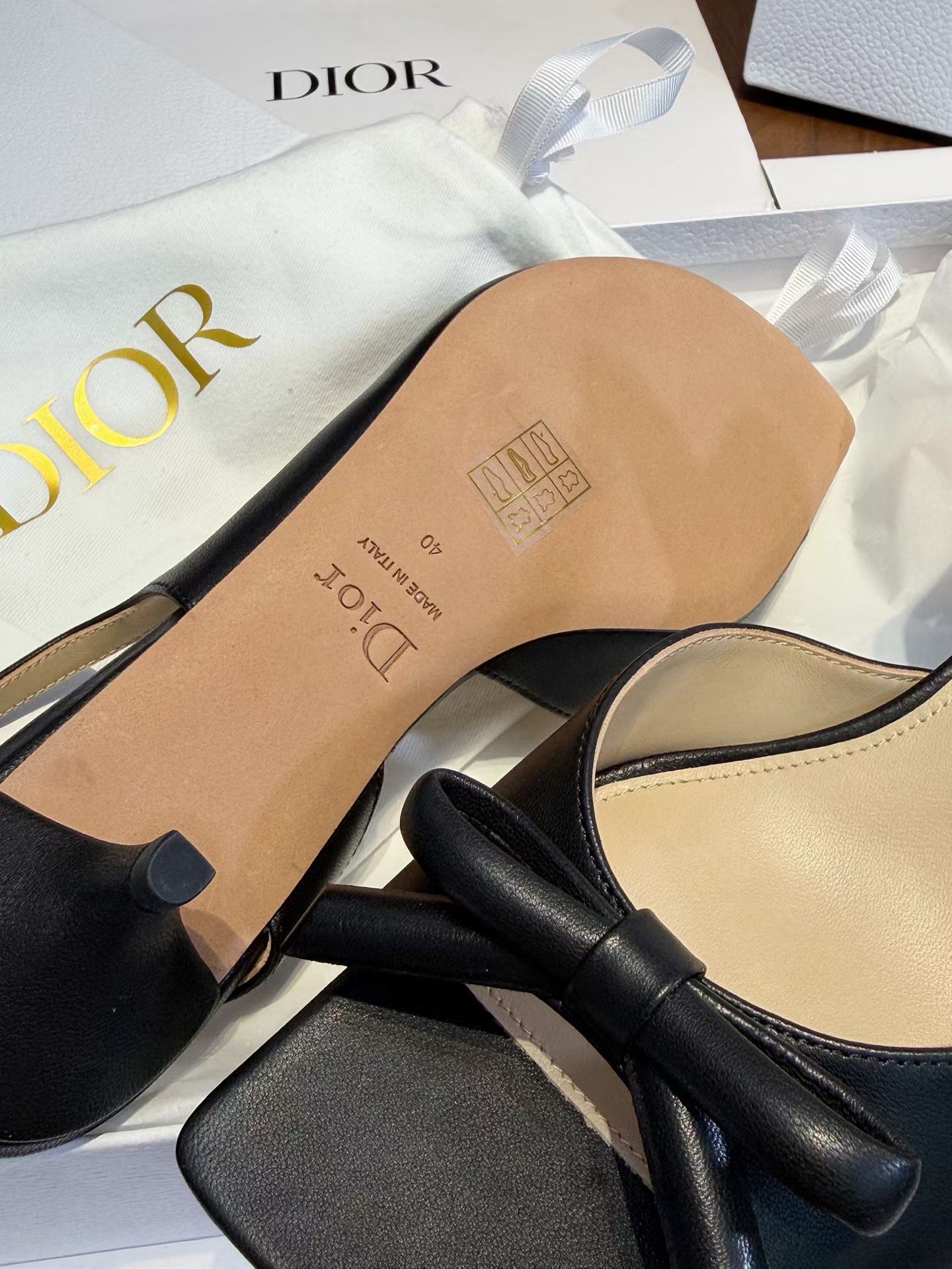 Dior Bow high heel sandals view 16