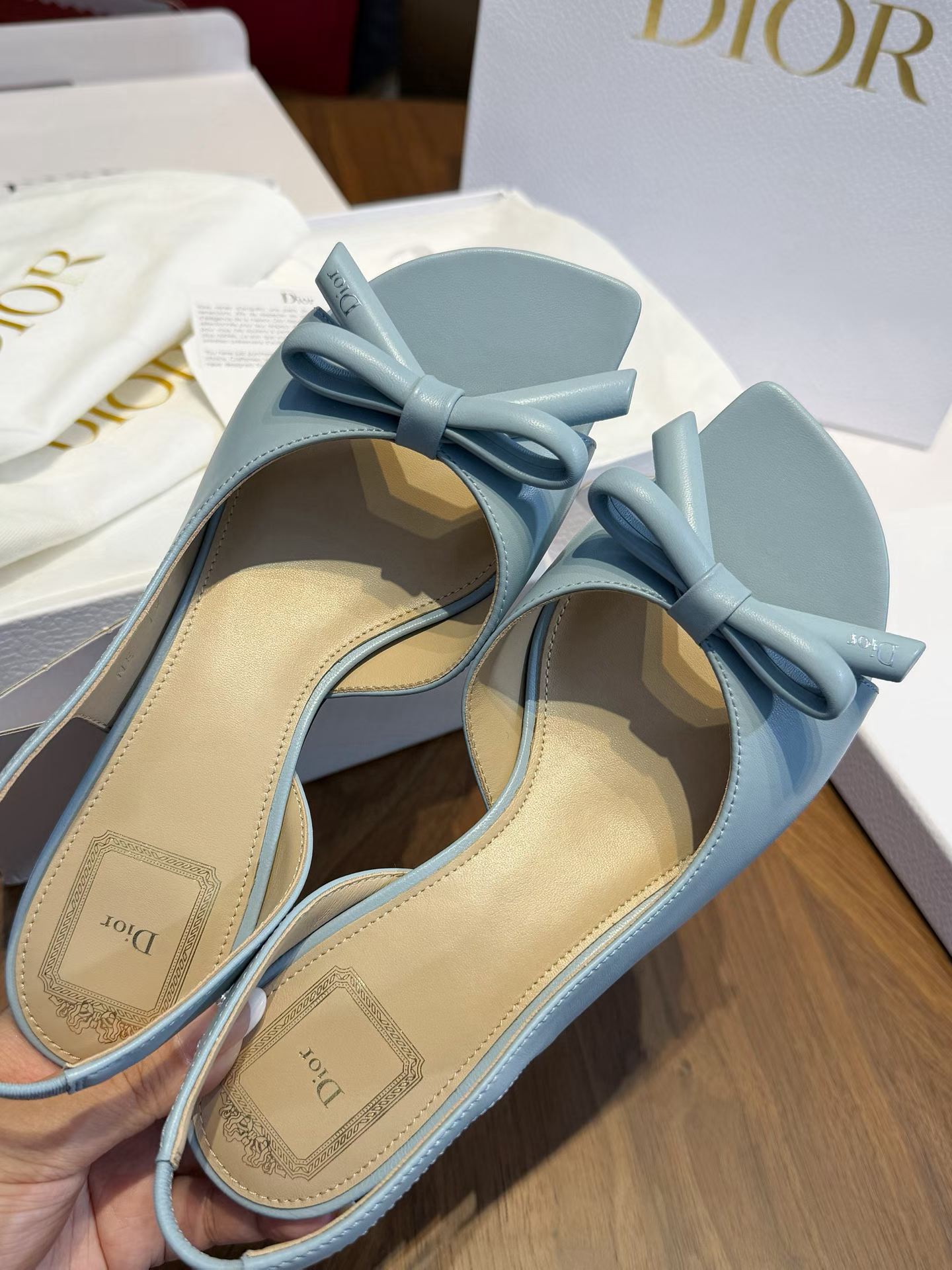 Dior Bow high heel sandals view 2