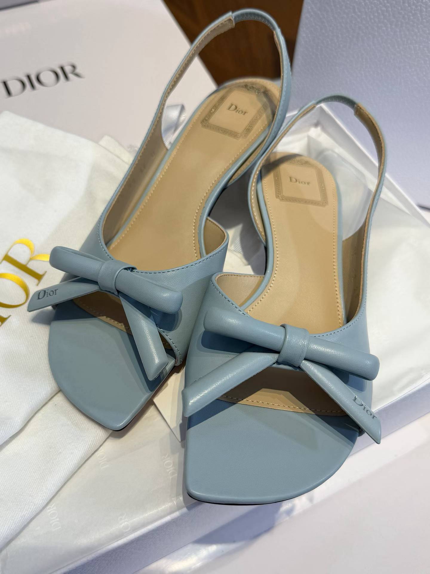 Dior Bow high heel sandals view 5