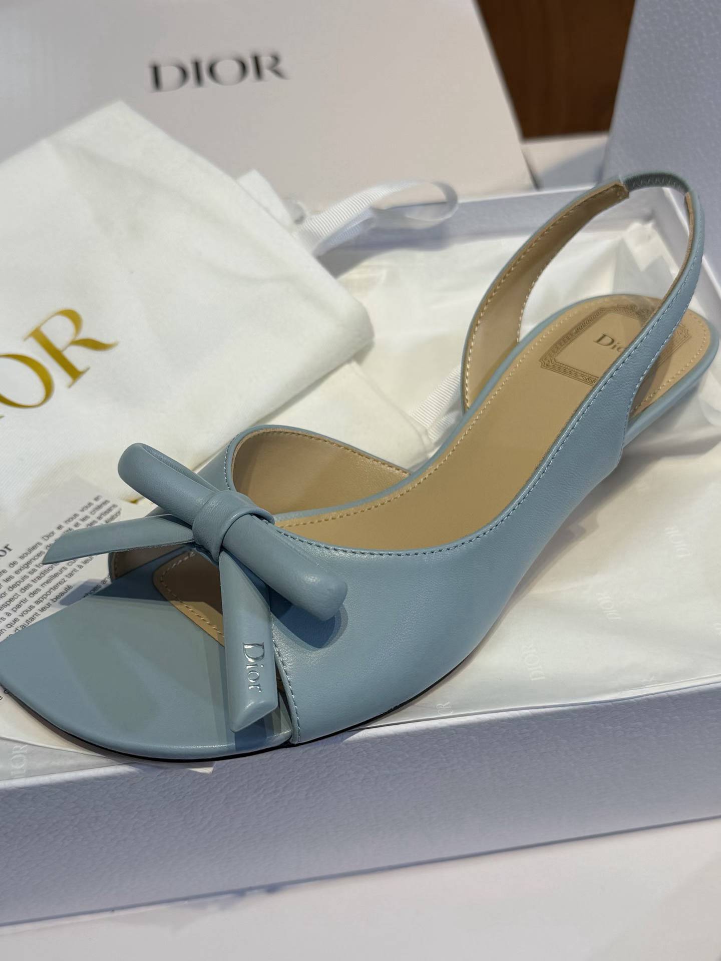 Dior Bow high heel sandals view 7