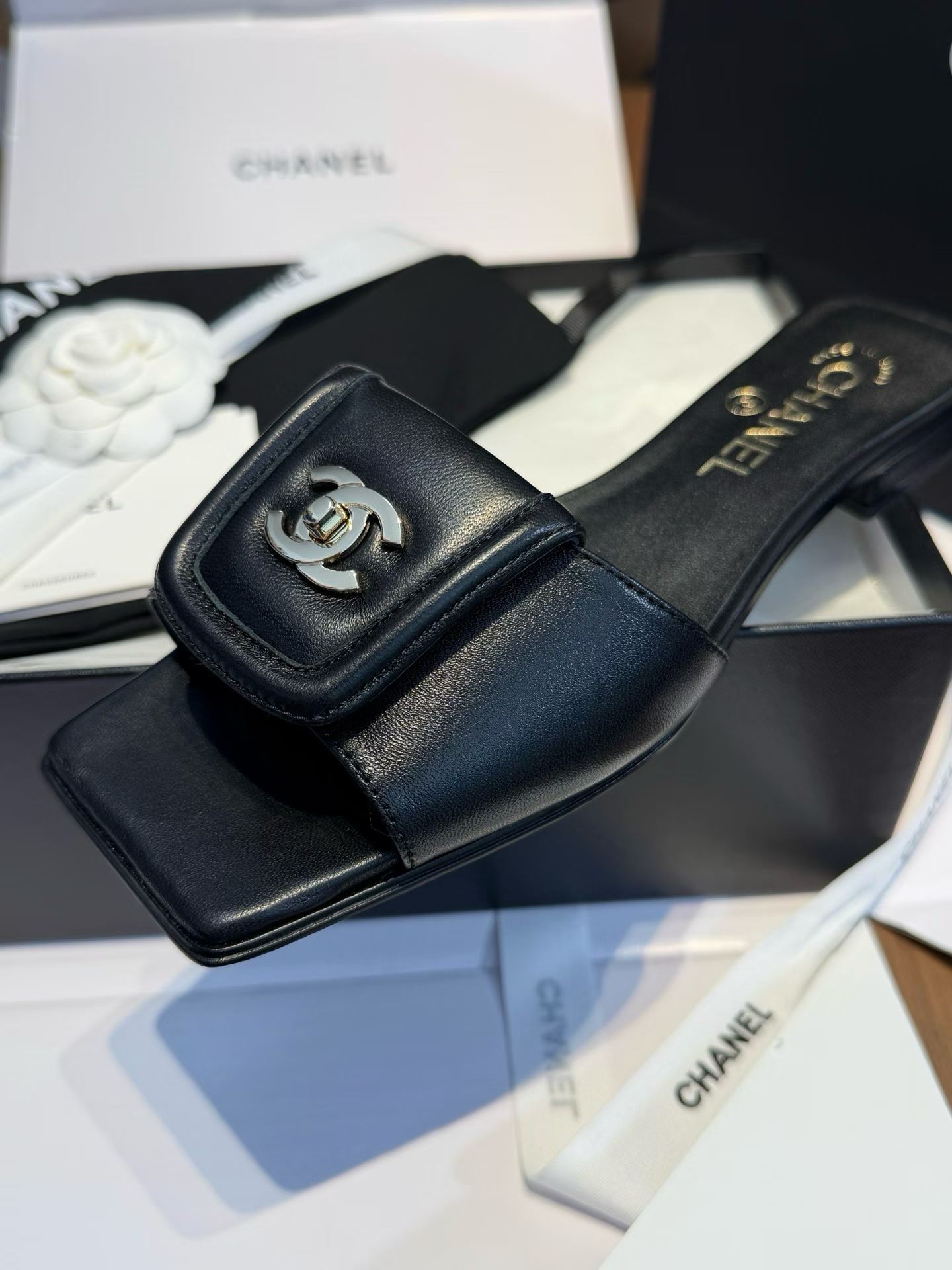 Chanel Slippers view 12