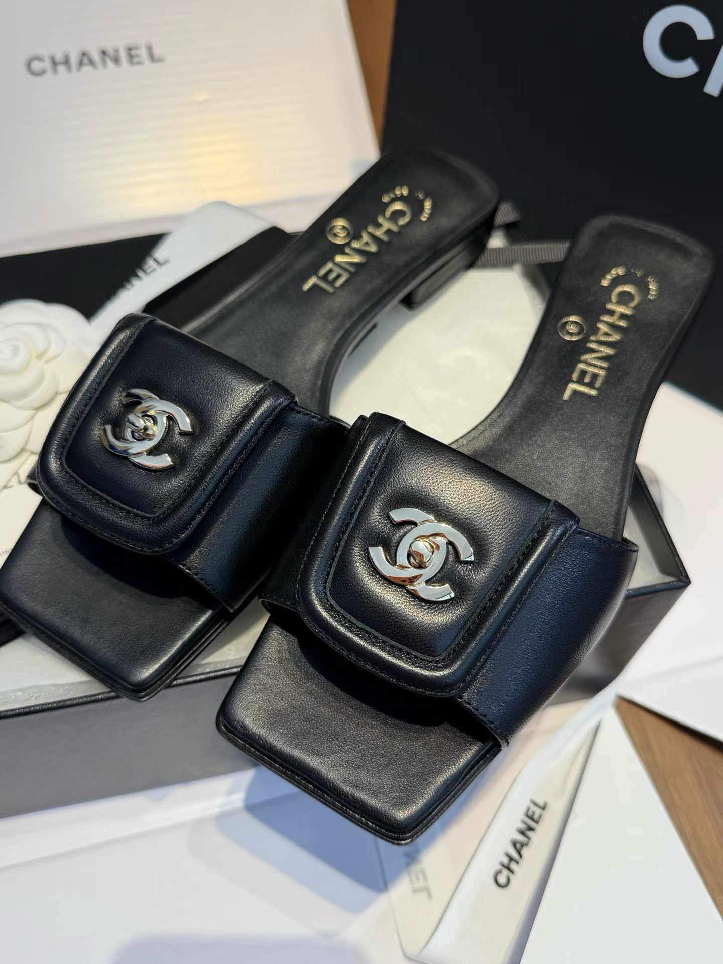 Chanel Slippers view 13