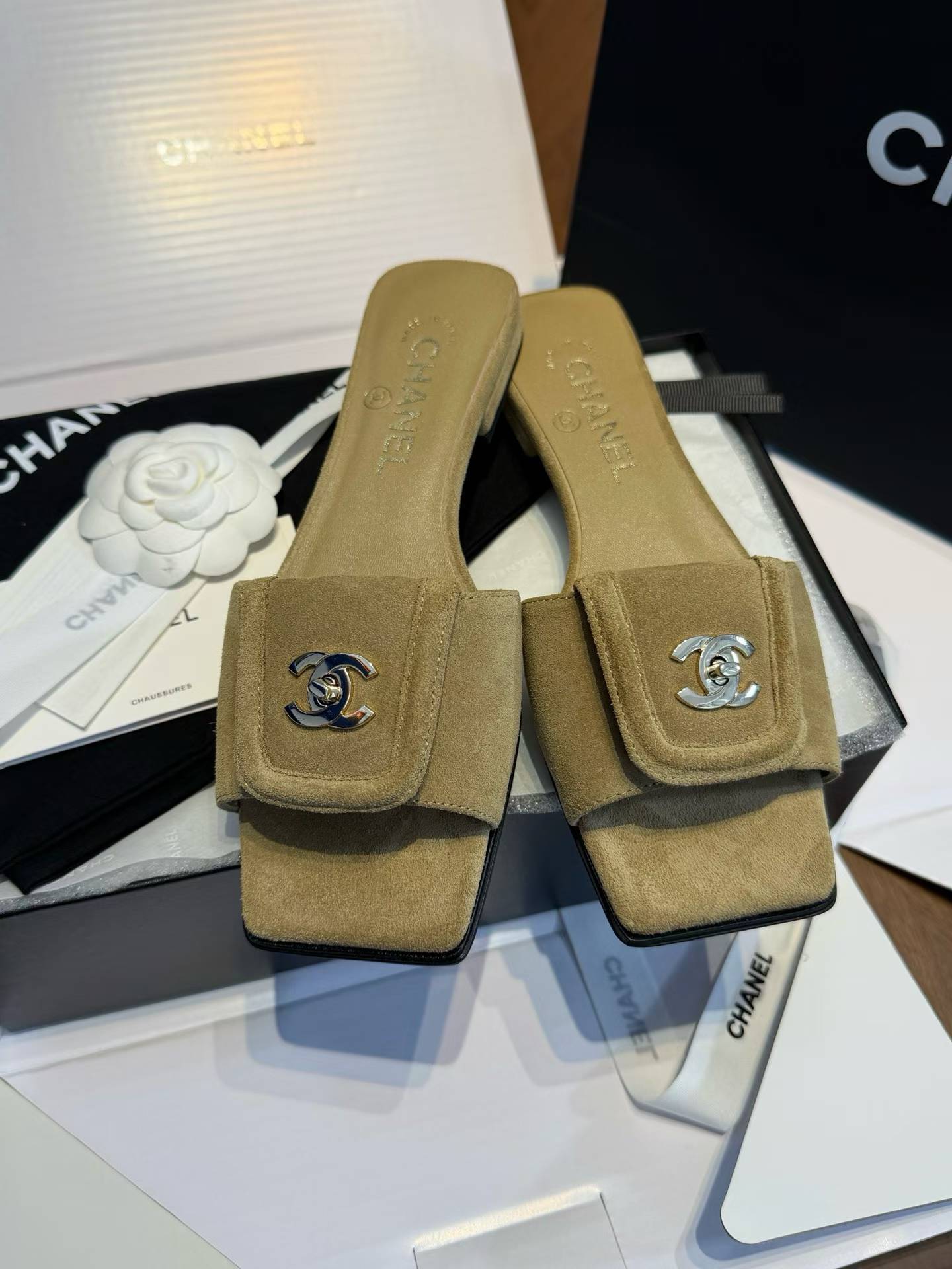 Chanel Slippers view 3