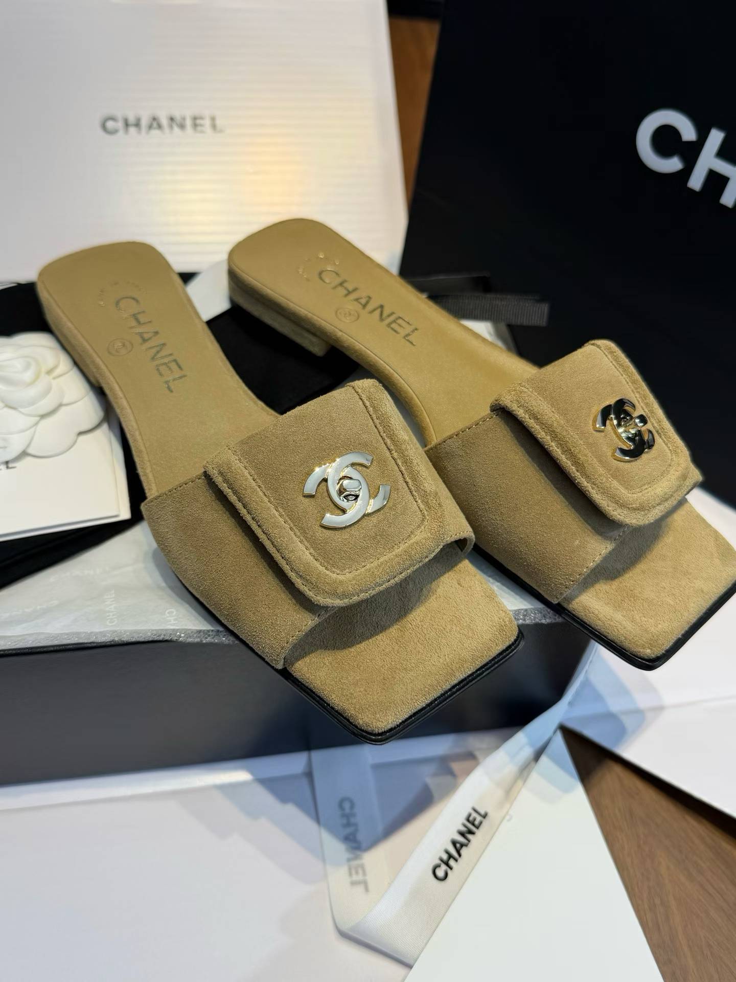 Chanel Slippers view 4