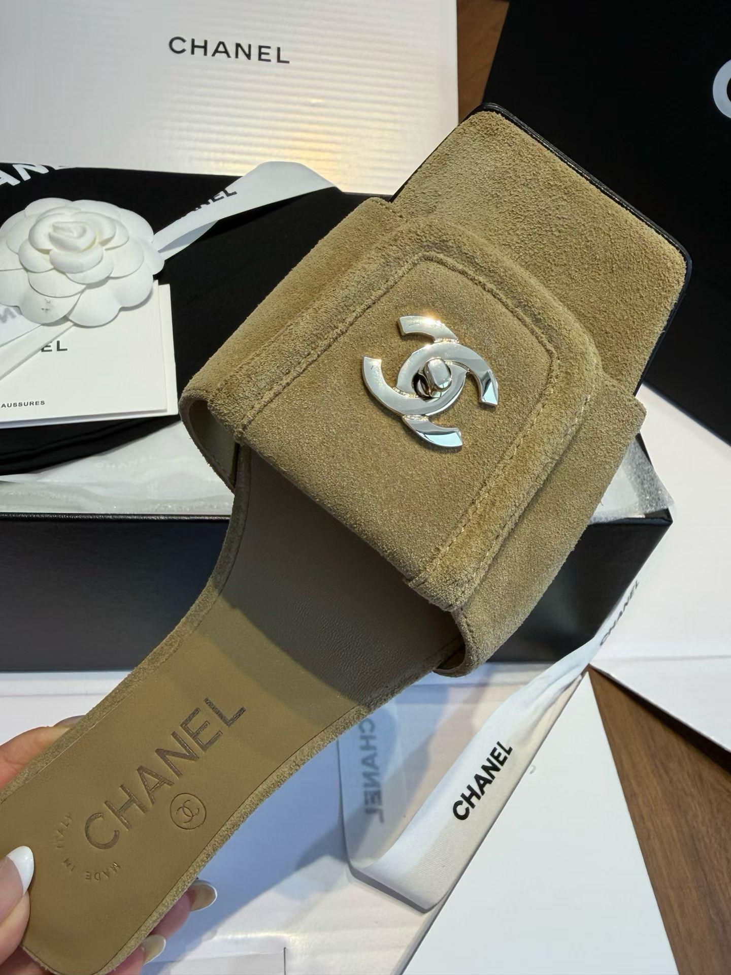 Chanel Slippers view 6