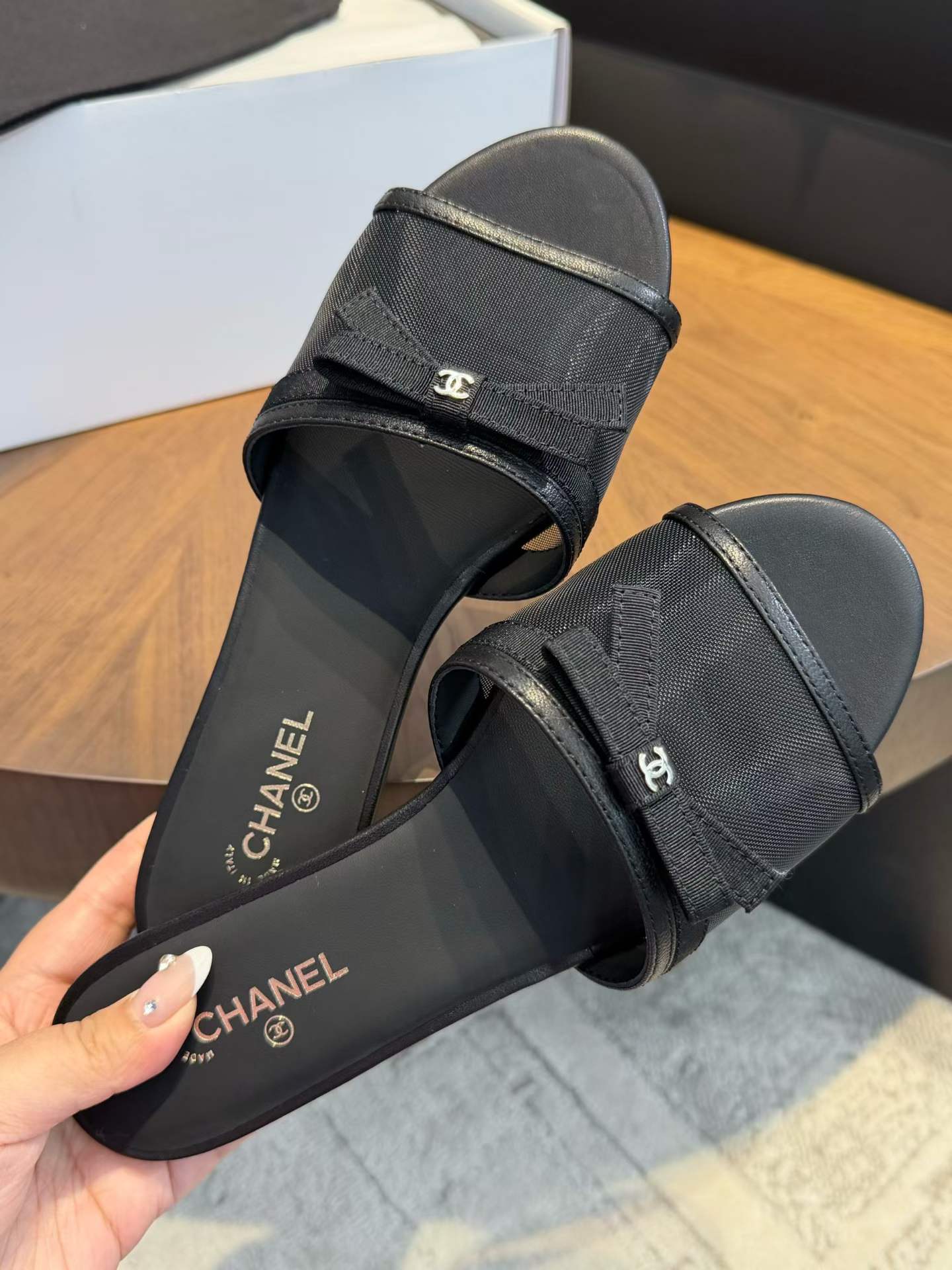 Chanel Slippers view 1