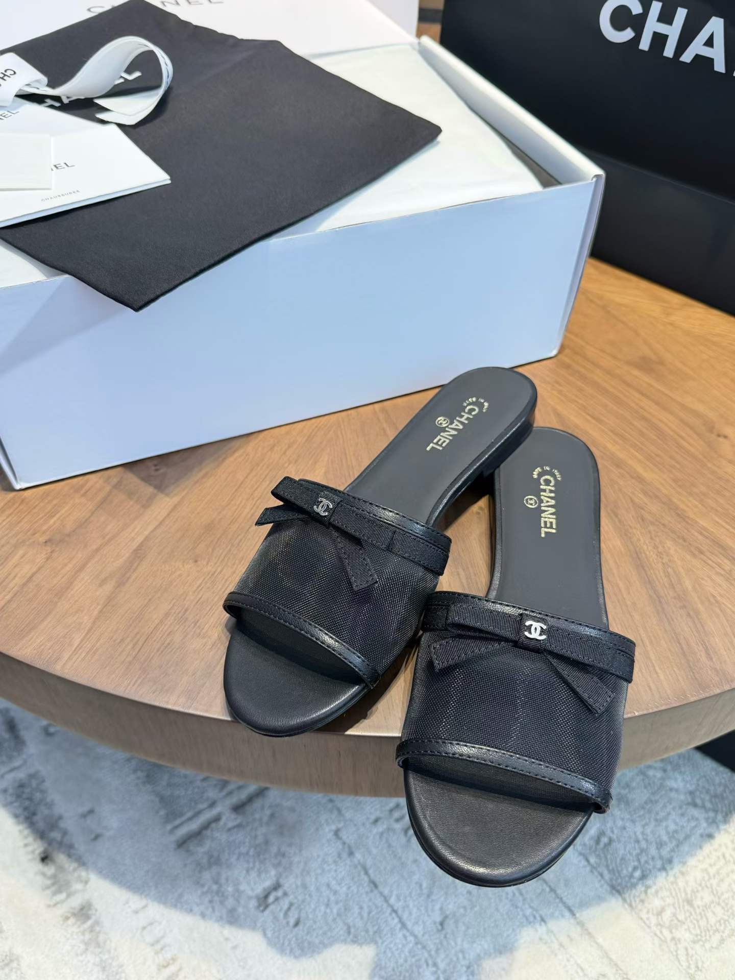 Chanel Slippers view 2
