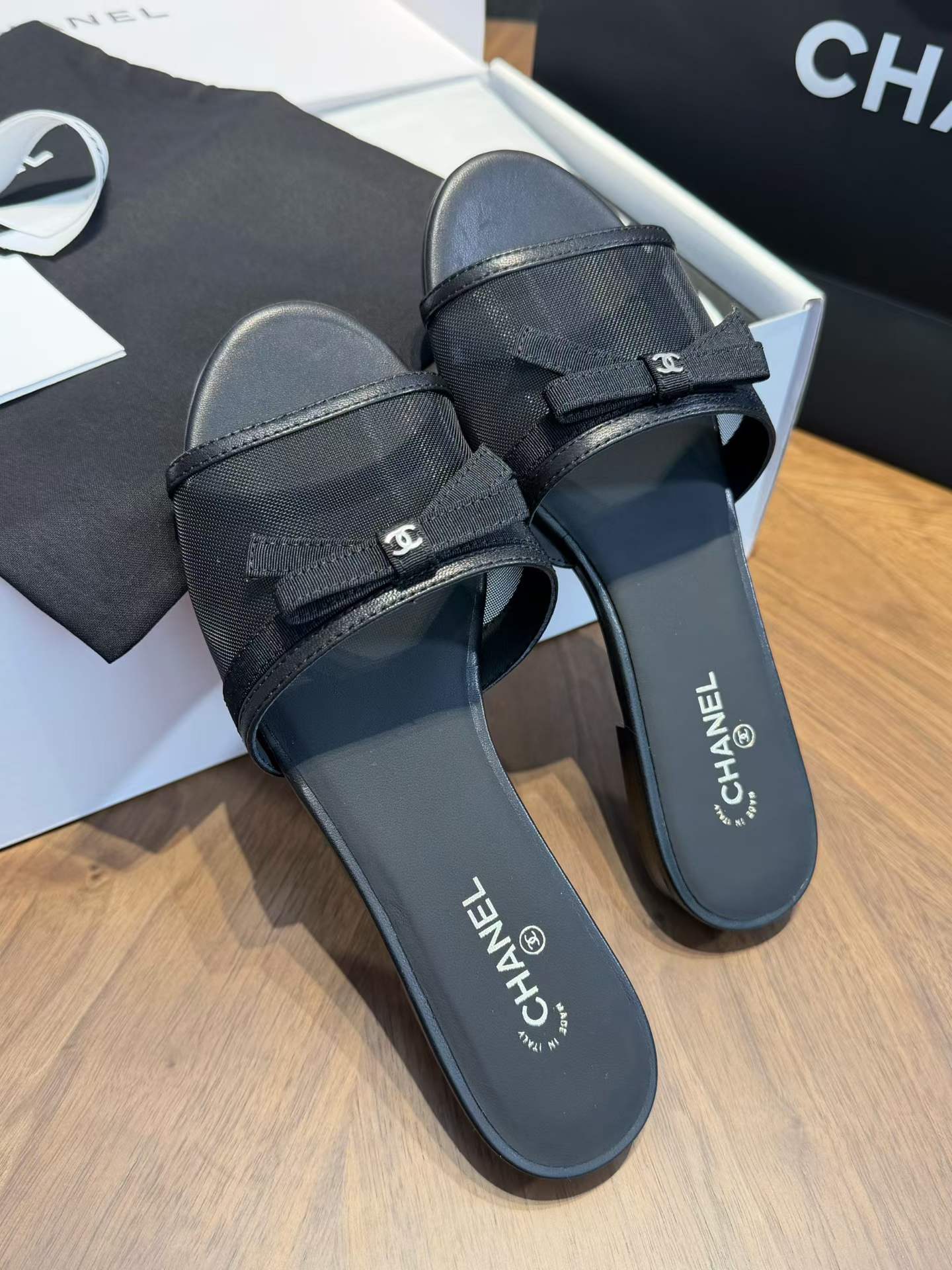 Chanel Slippers view 3