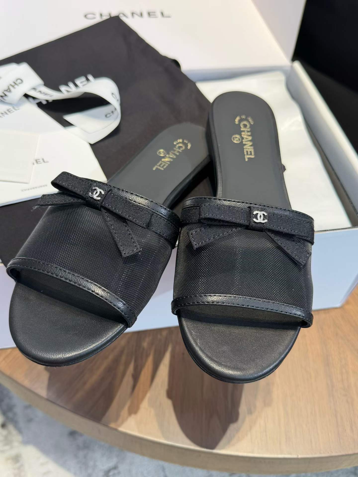 Chanel Slippers view 4