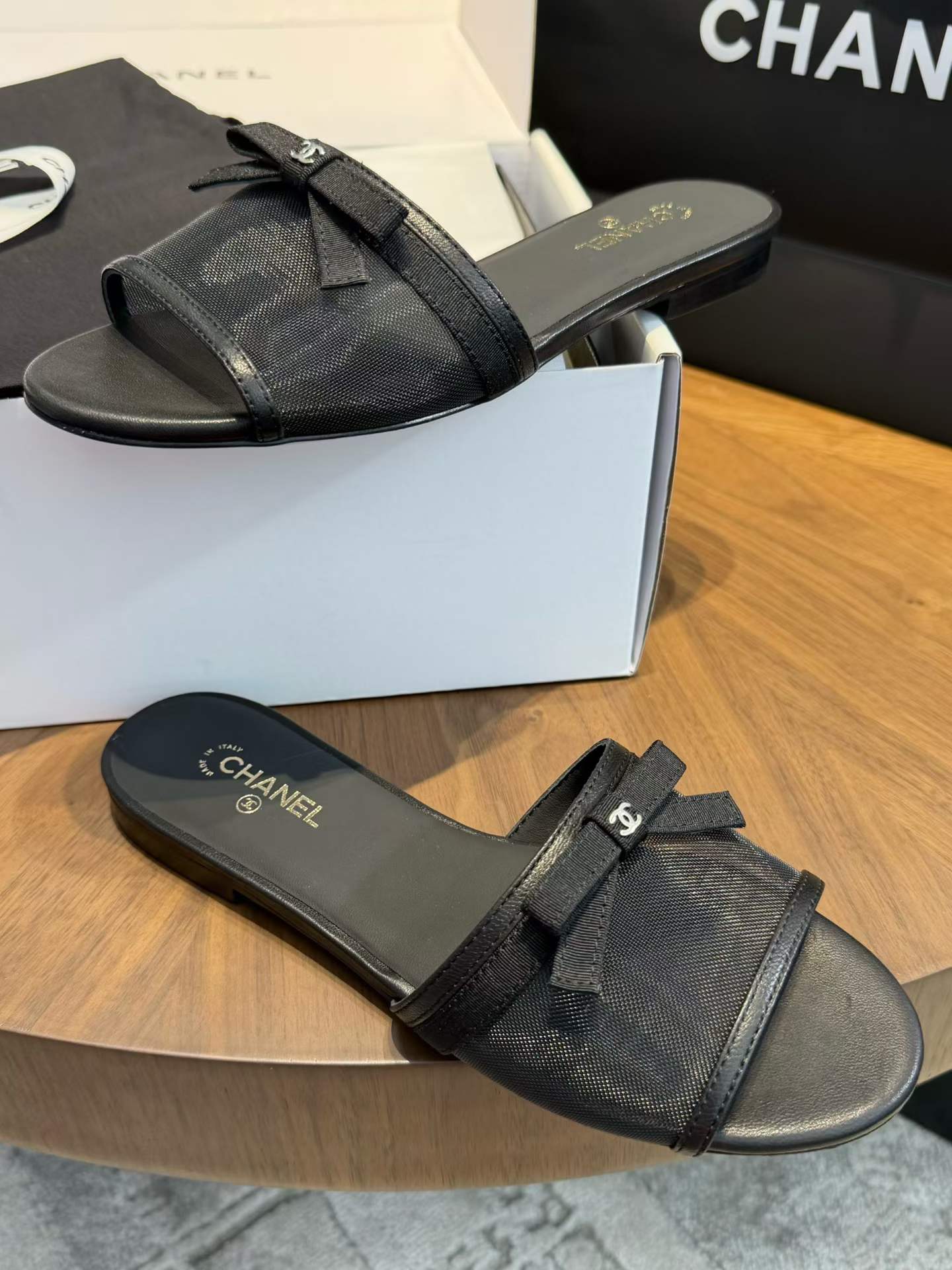 Chanel Slippers view 6