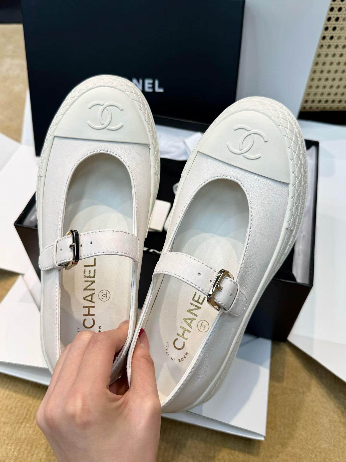 Chanel Thick-soled Mary Jane shoes view 4