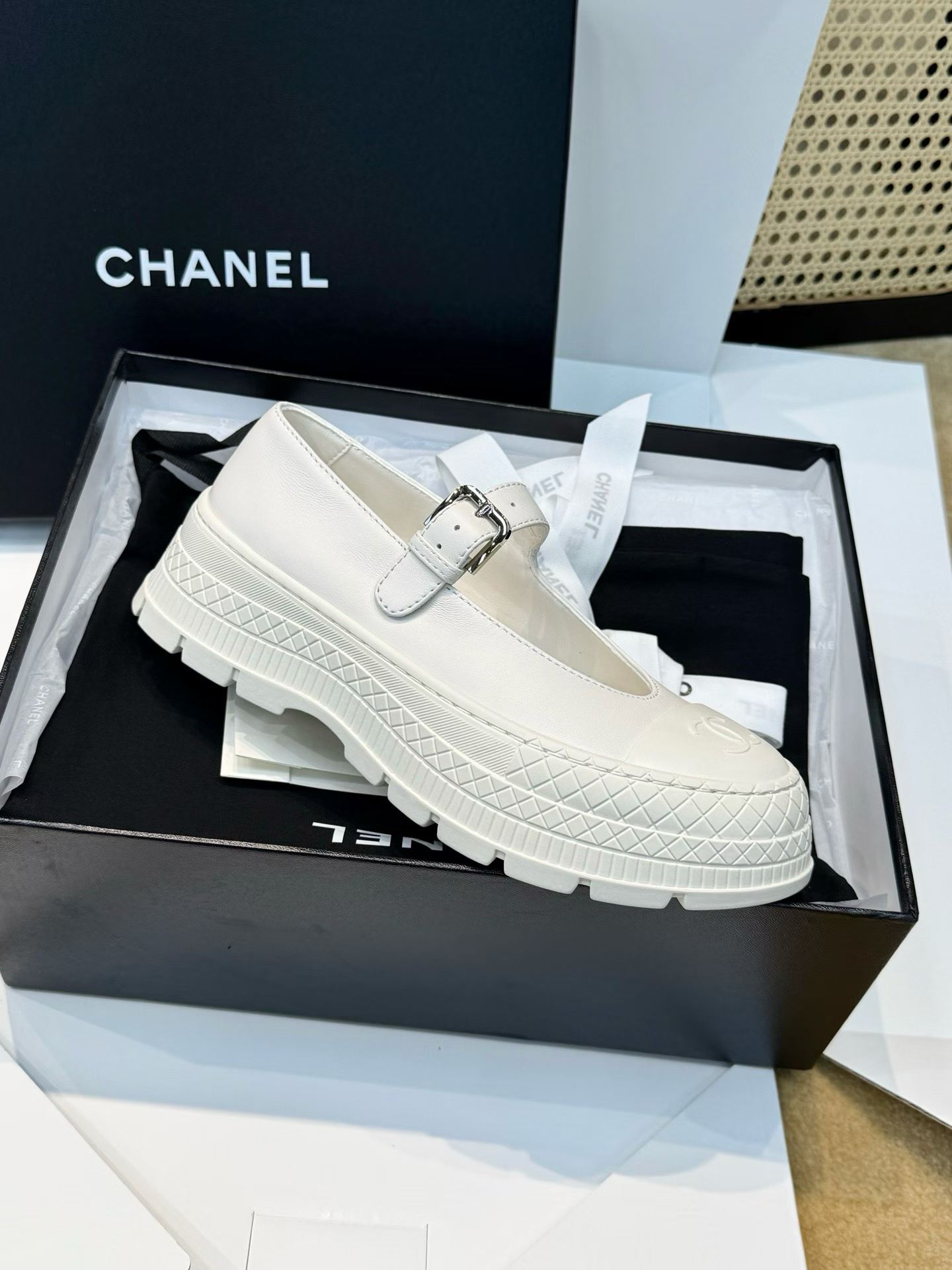 Chanel Thick-soled Mary Jane shoes view 5