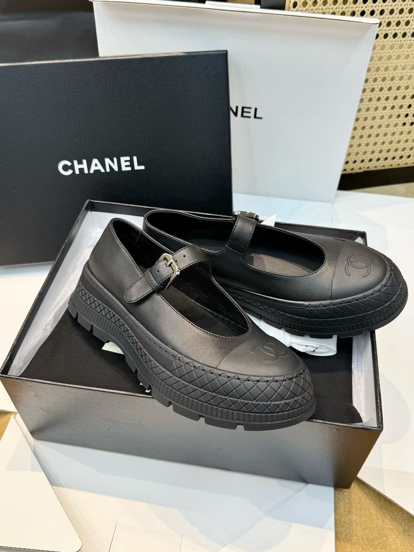Chanel Thick-soled Mary Jane shoes view 8