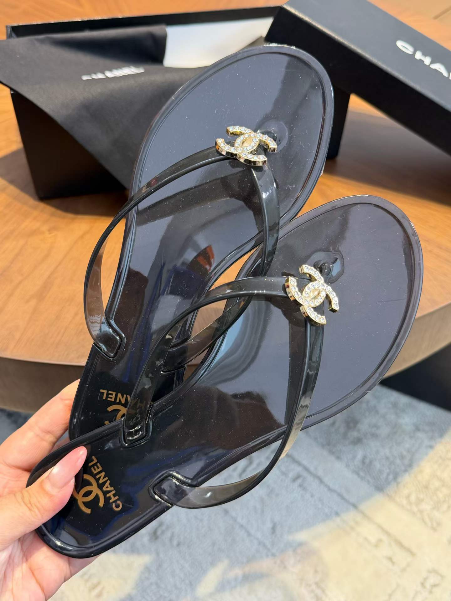Chanel Slippers view 1