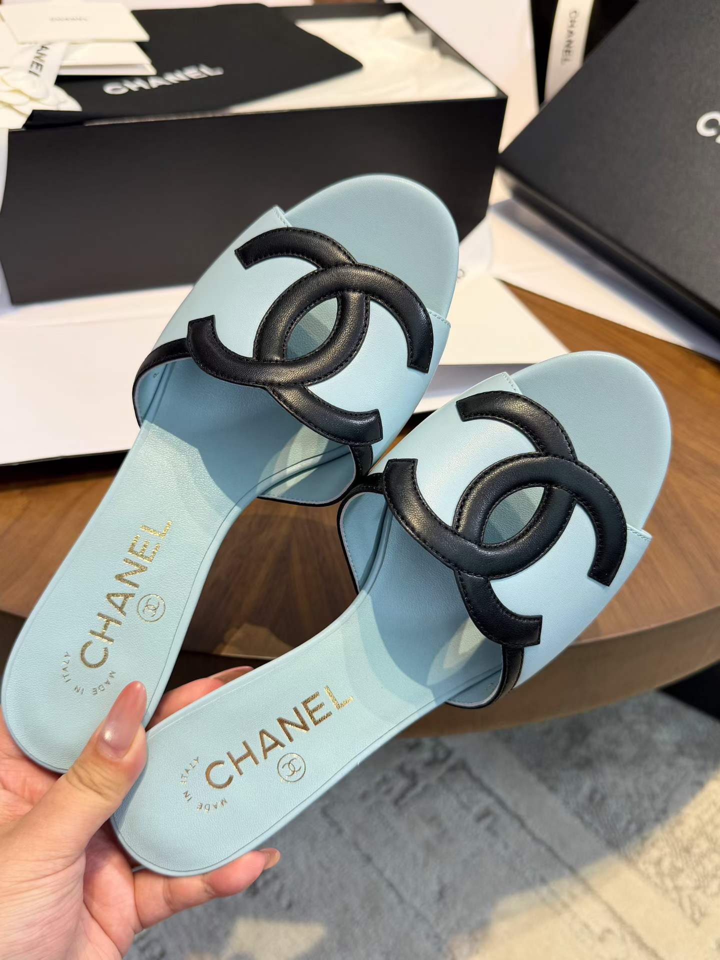 Chanel Slippers view 1