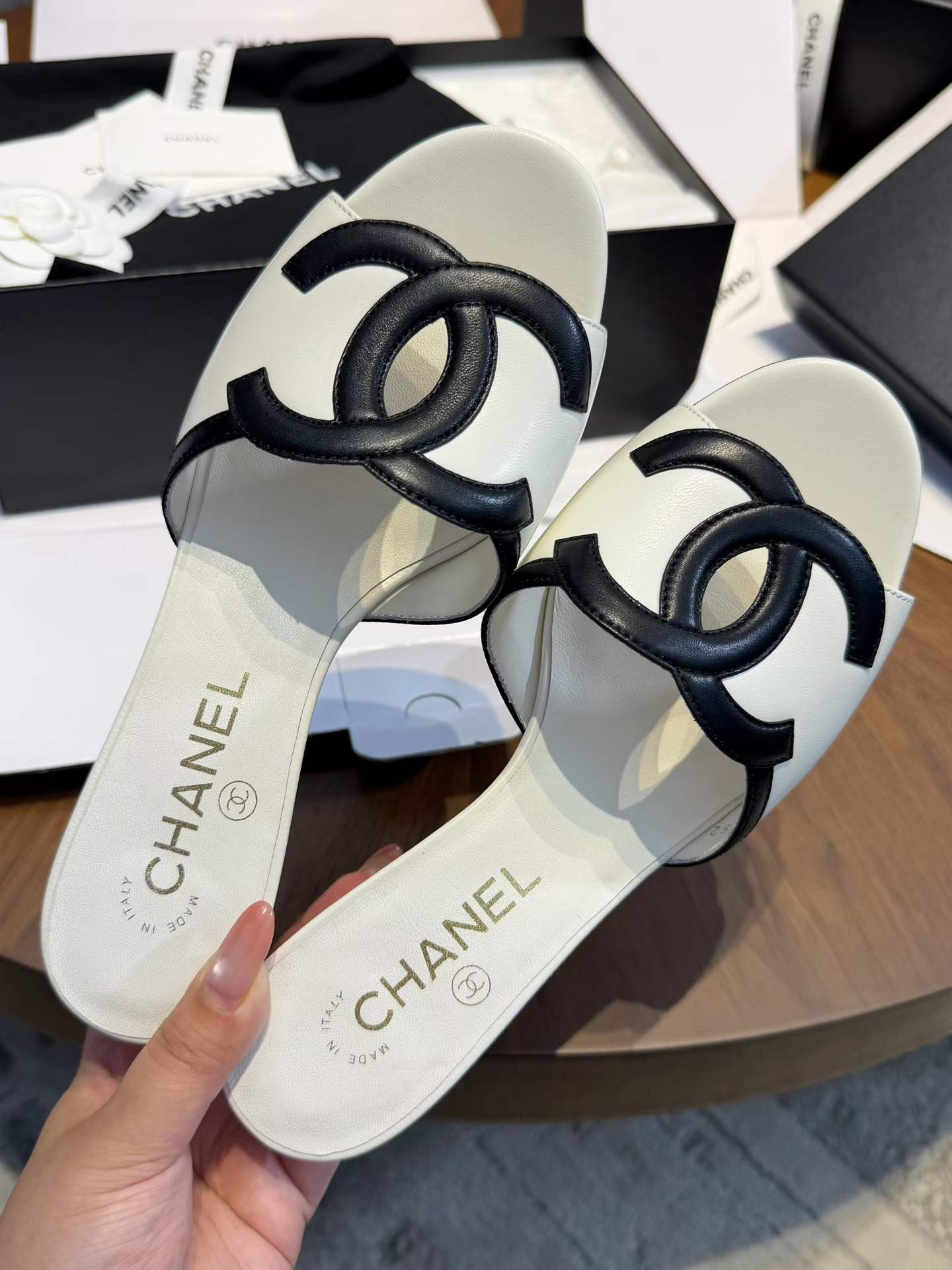 Chanel Slippers view 13