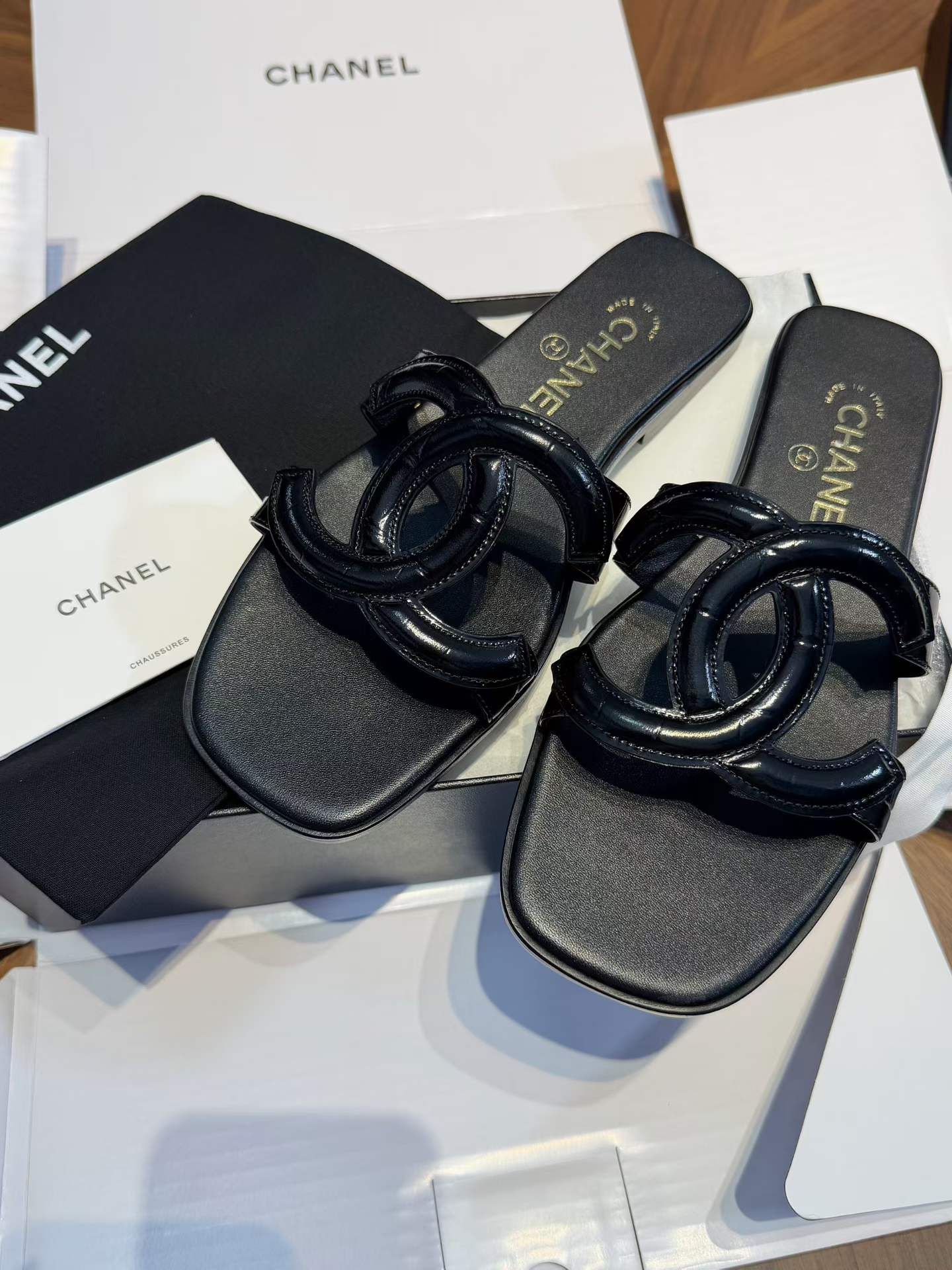 Chanel Slippers view 11