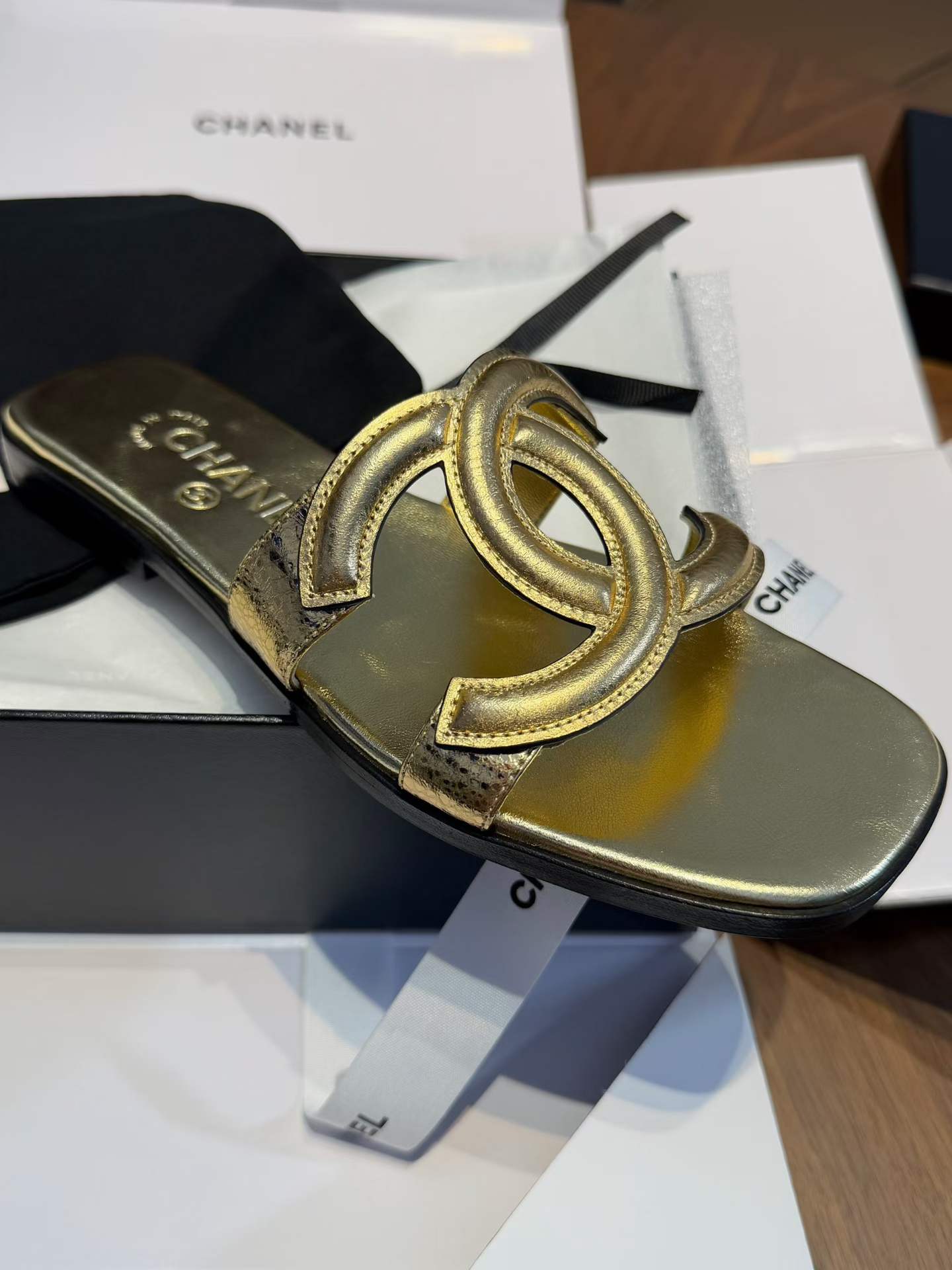 Chanel Slippers view 3