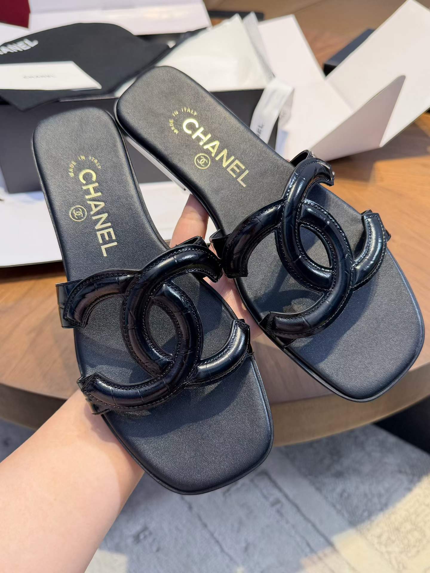 Chanel Slippers view 8