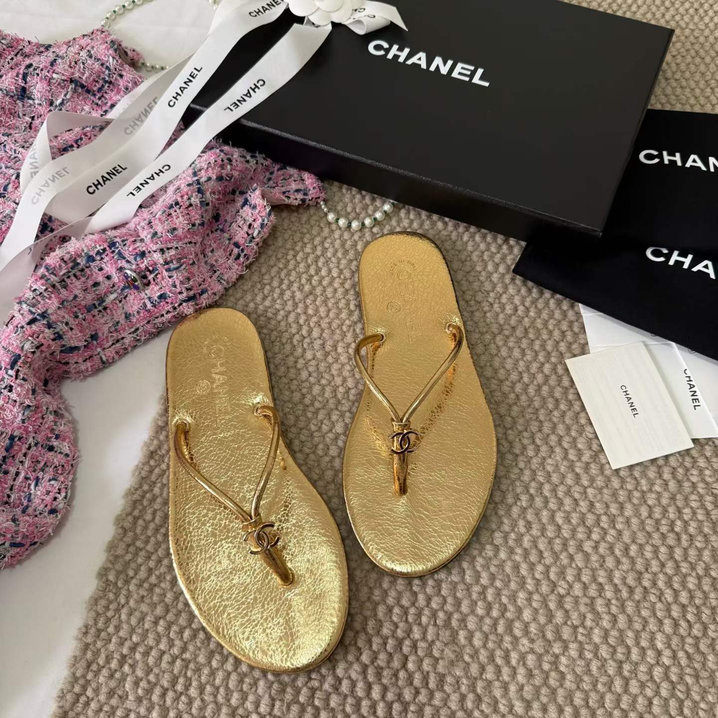 Chanel Slippers view 4