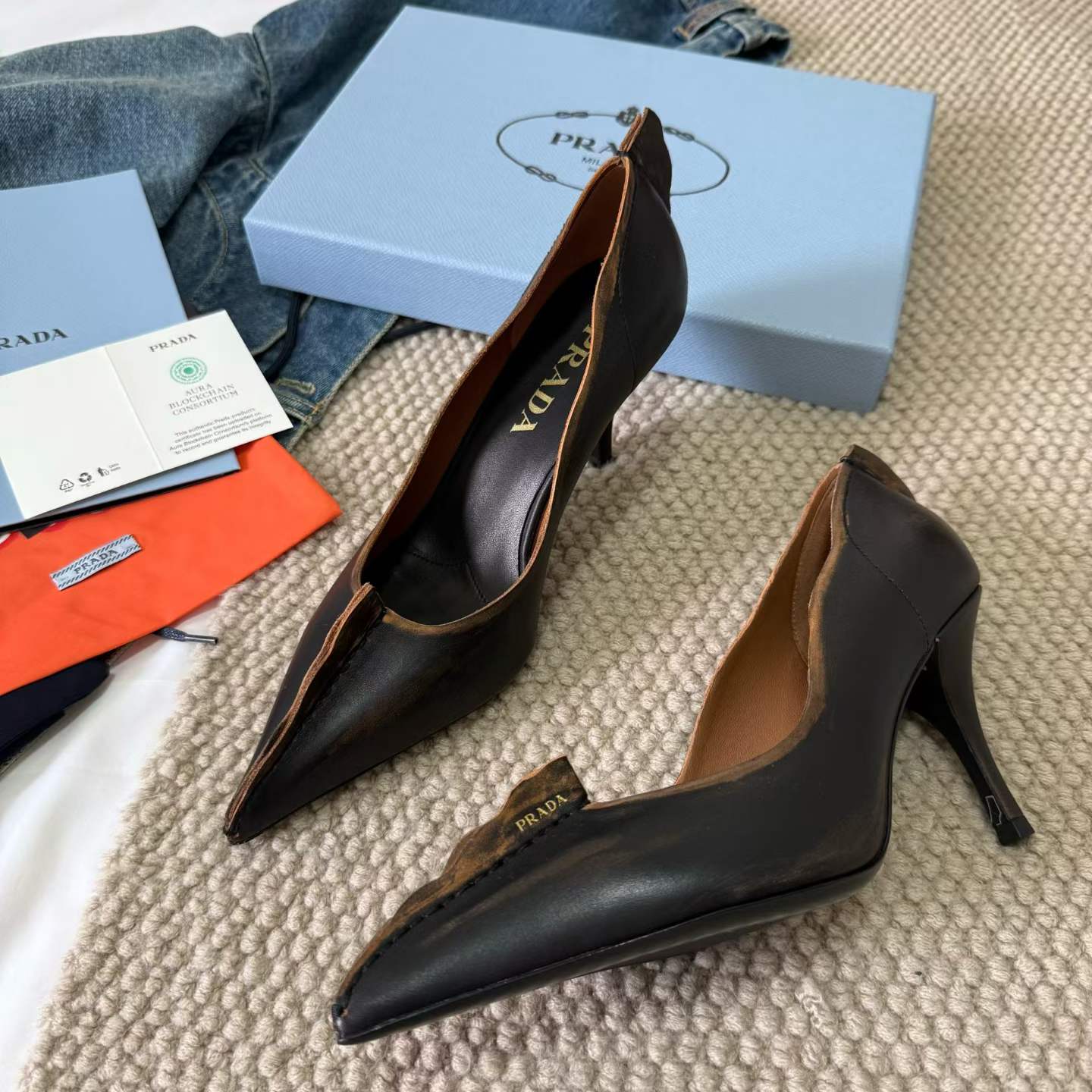 Prada High heels view 1