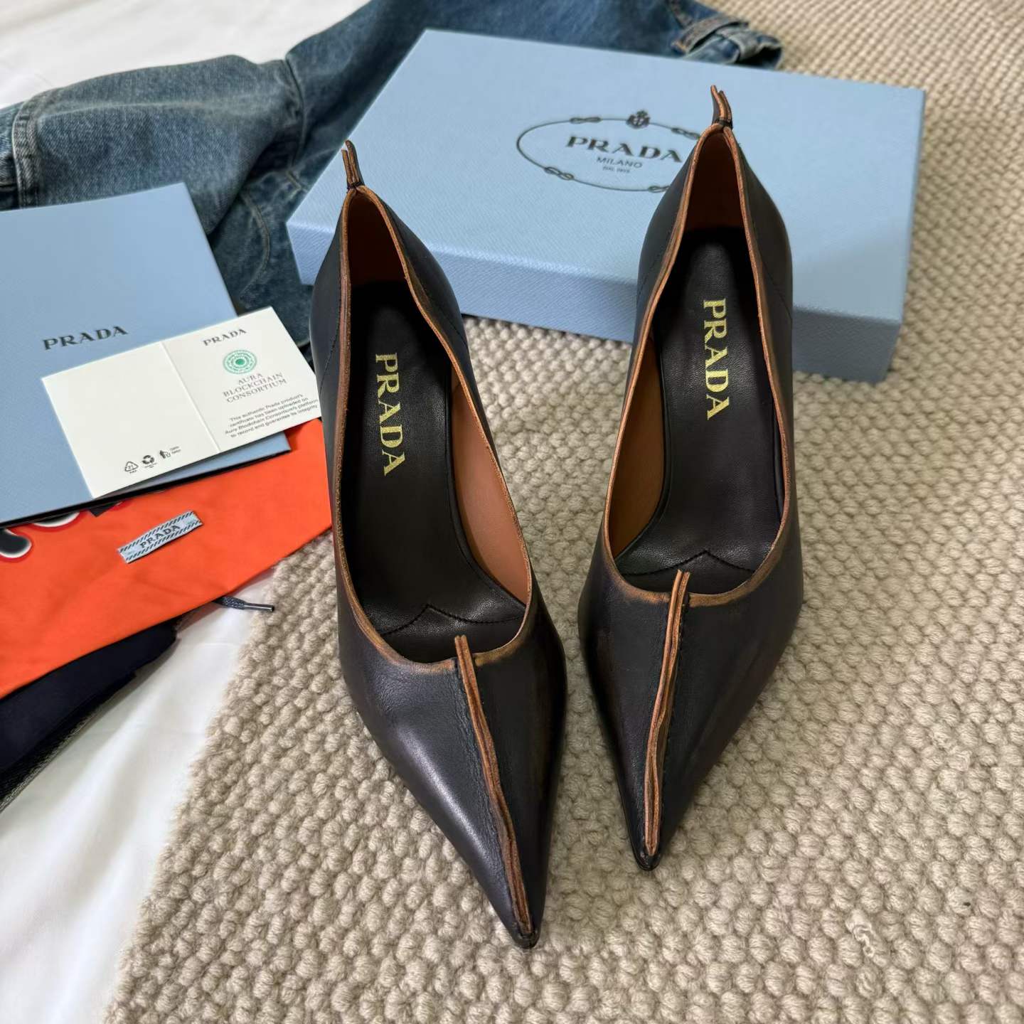 Prada High heels view 2