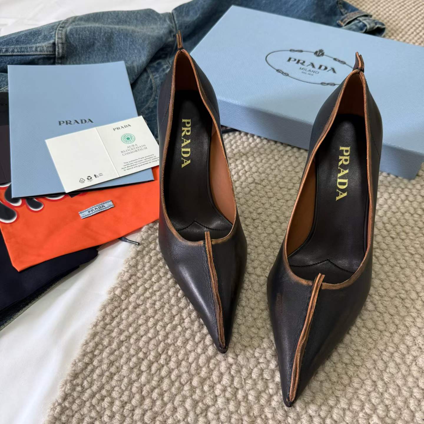 Prada High heels view 3