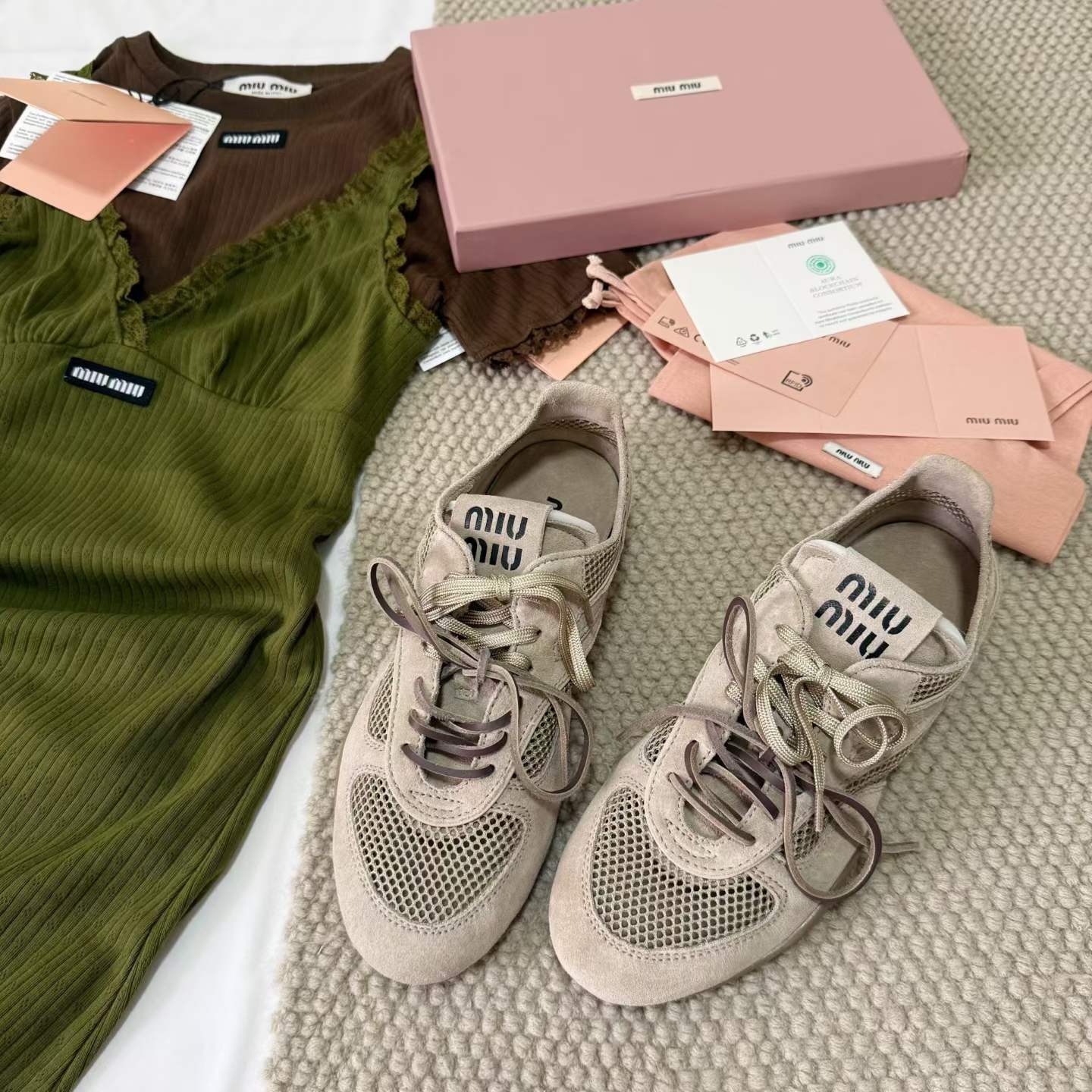 Miu Miu PLUME Virtue training shoes view 10