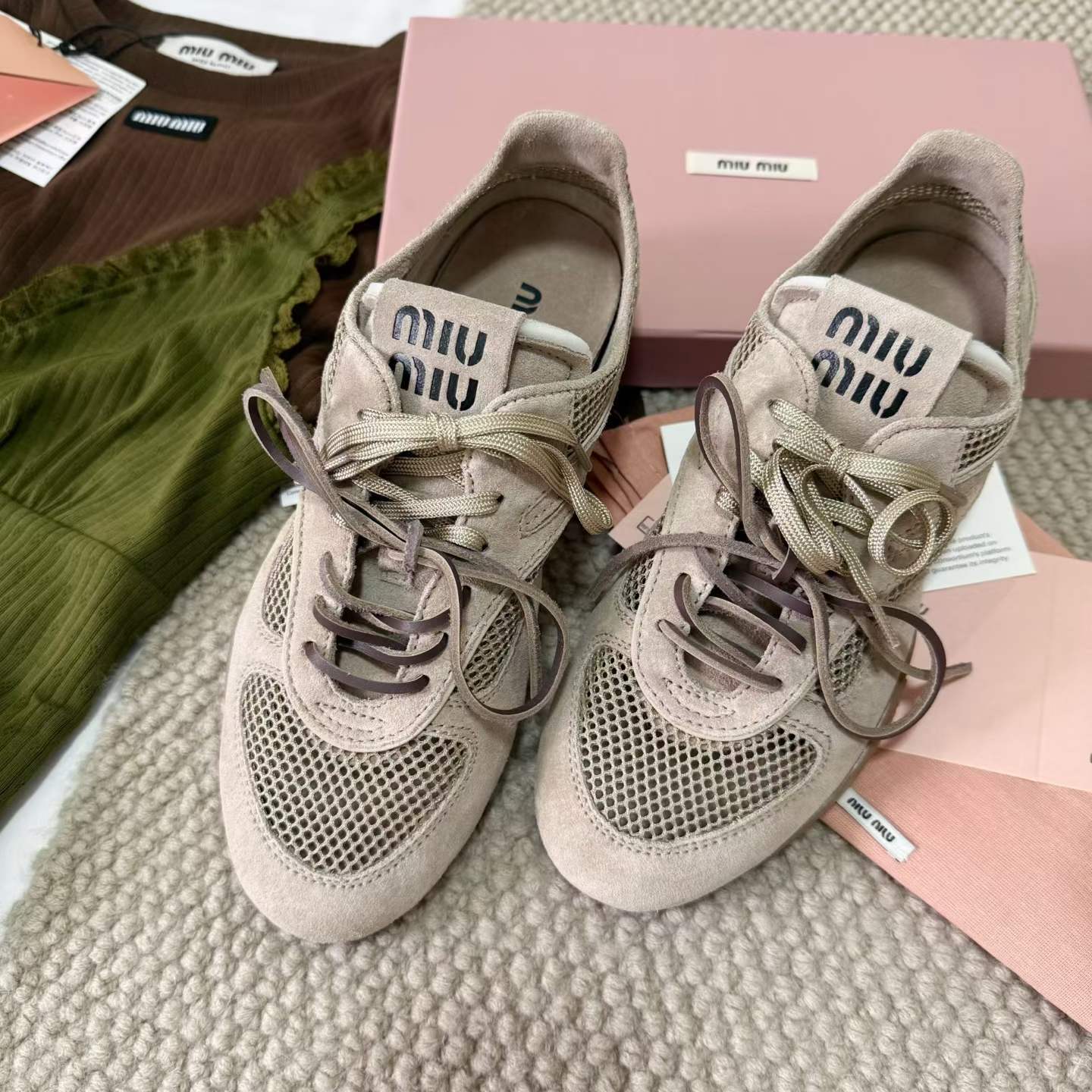 Miu Miu PLUME Virtue training shoes view 11