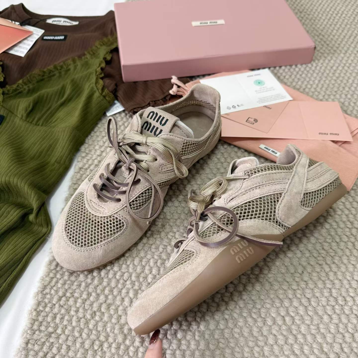 Miu Miu PLUME Virtue training shoes view 12