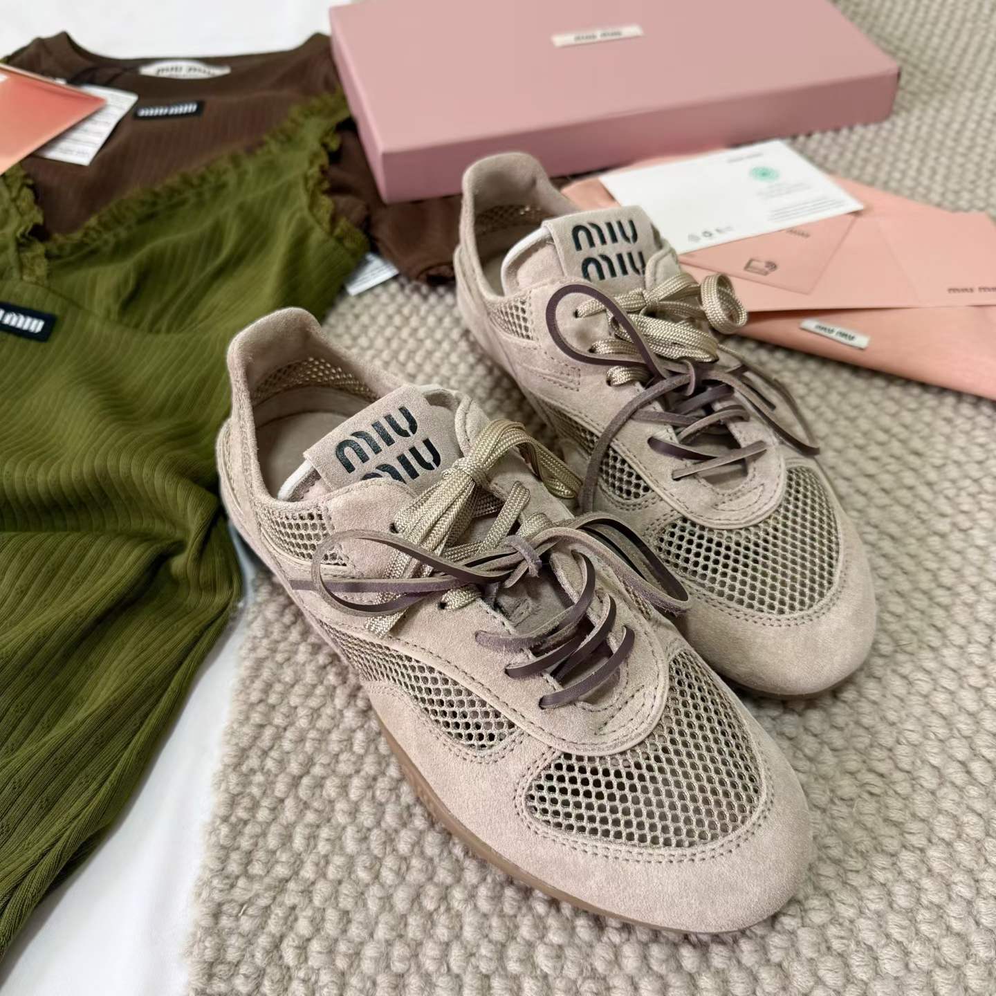 Miu Miu PLUME Virtue training shoes view 13