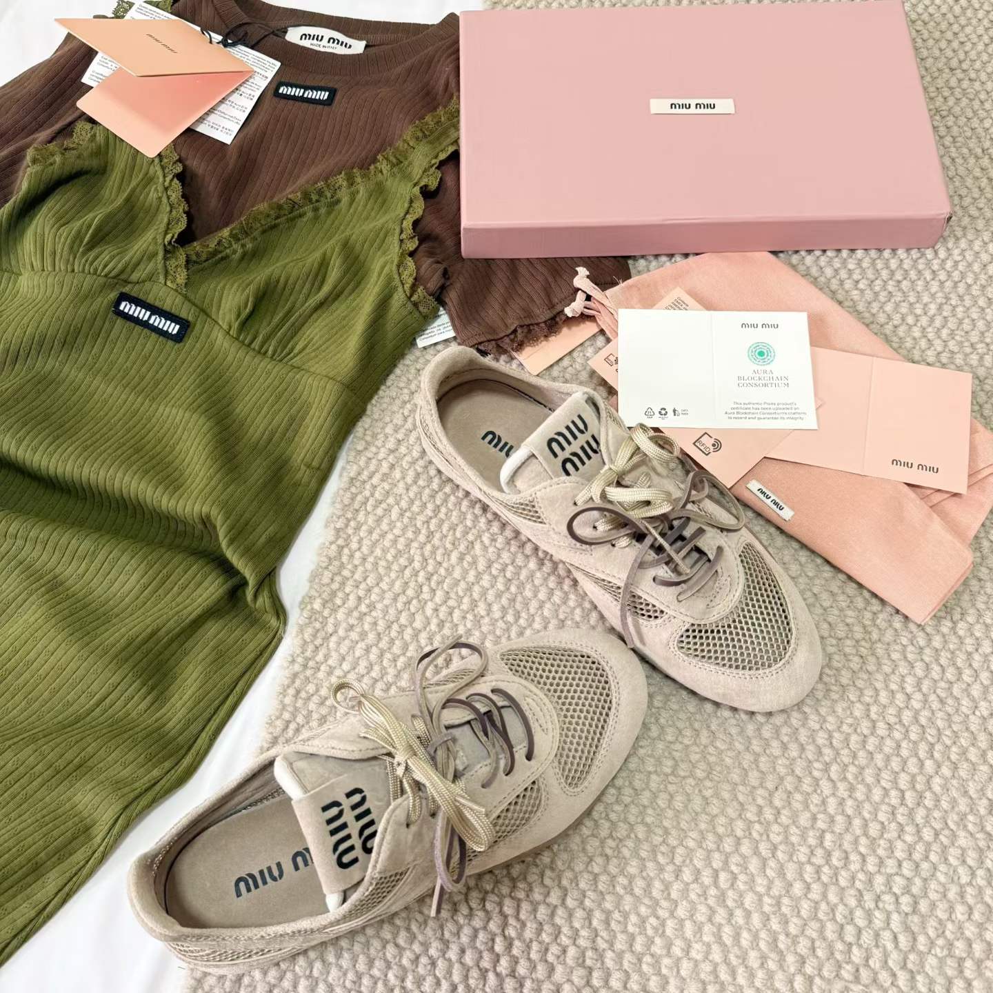 Miu Miu PLUME Virtue training shoes view 16