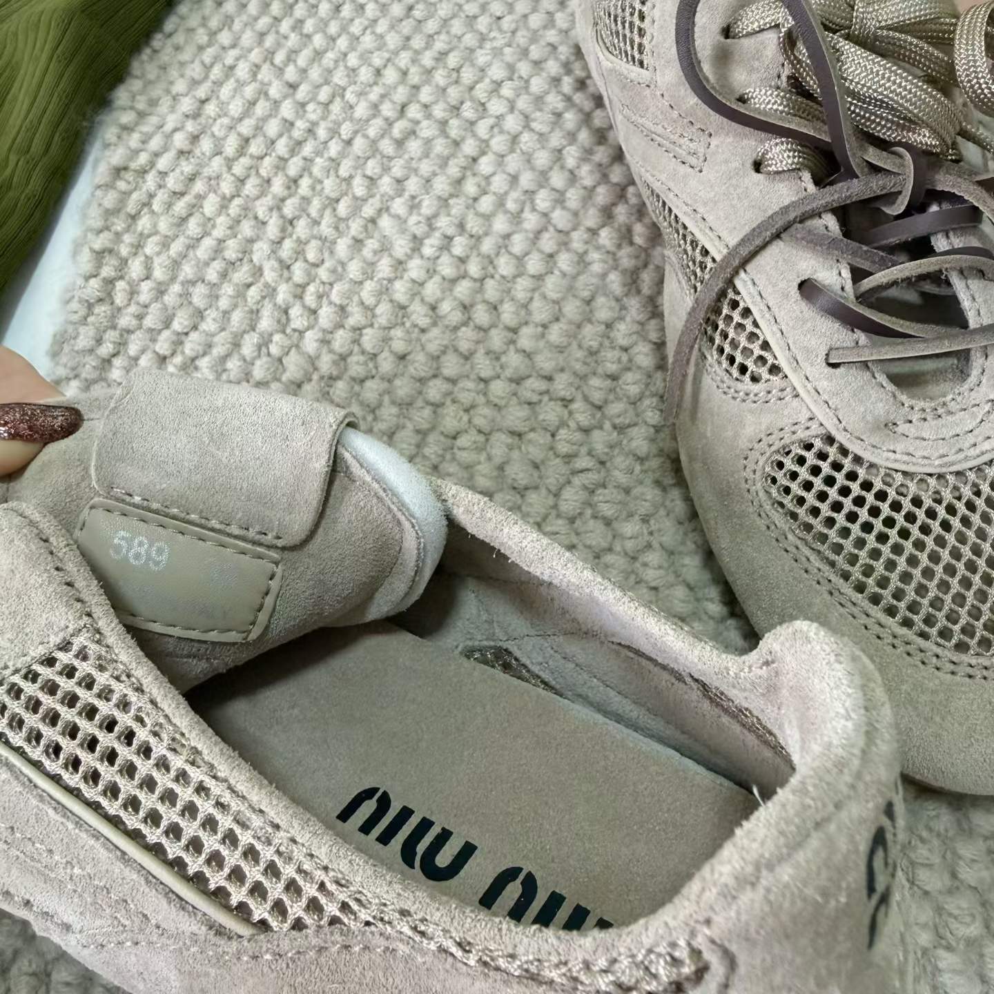 Miu Miu PLUME Virtue training shoes view 17