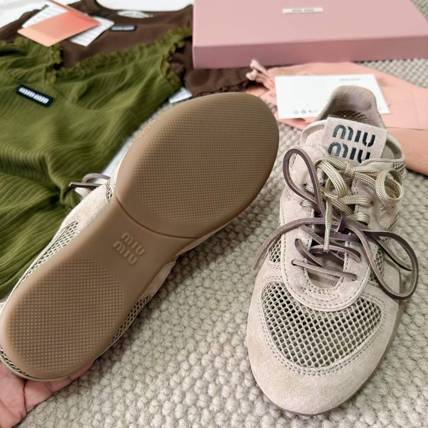 Miu Miu PLUME Virtue training shoes view 18