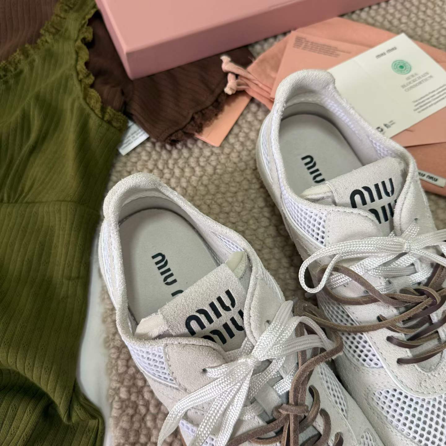 Miu Miu PLUME Virtue training shoes view 6