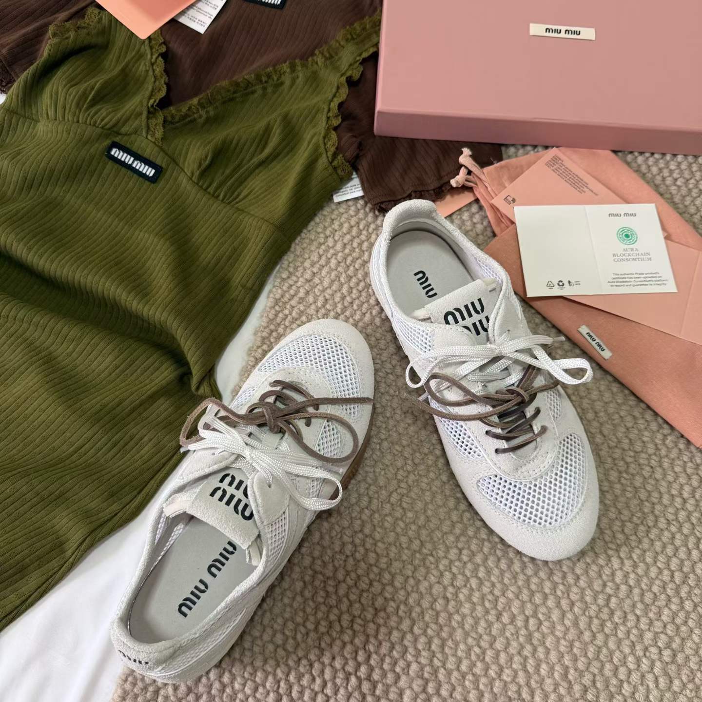 Miu Miu PLUME Virtue training shoes view 7