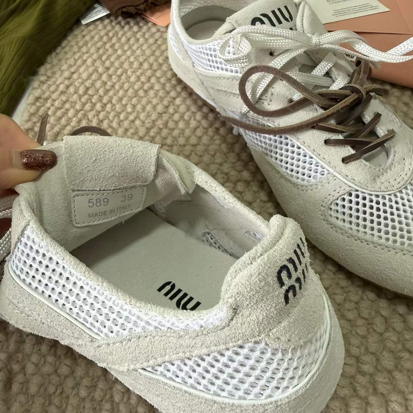 Miu Miu PLUME Virtue training shoes view 8