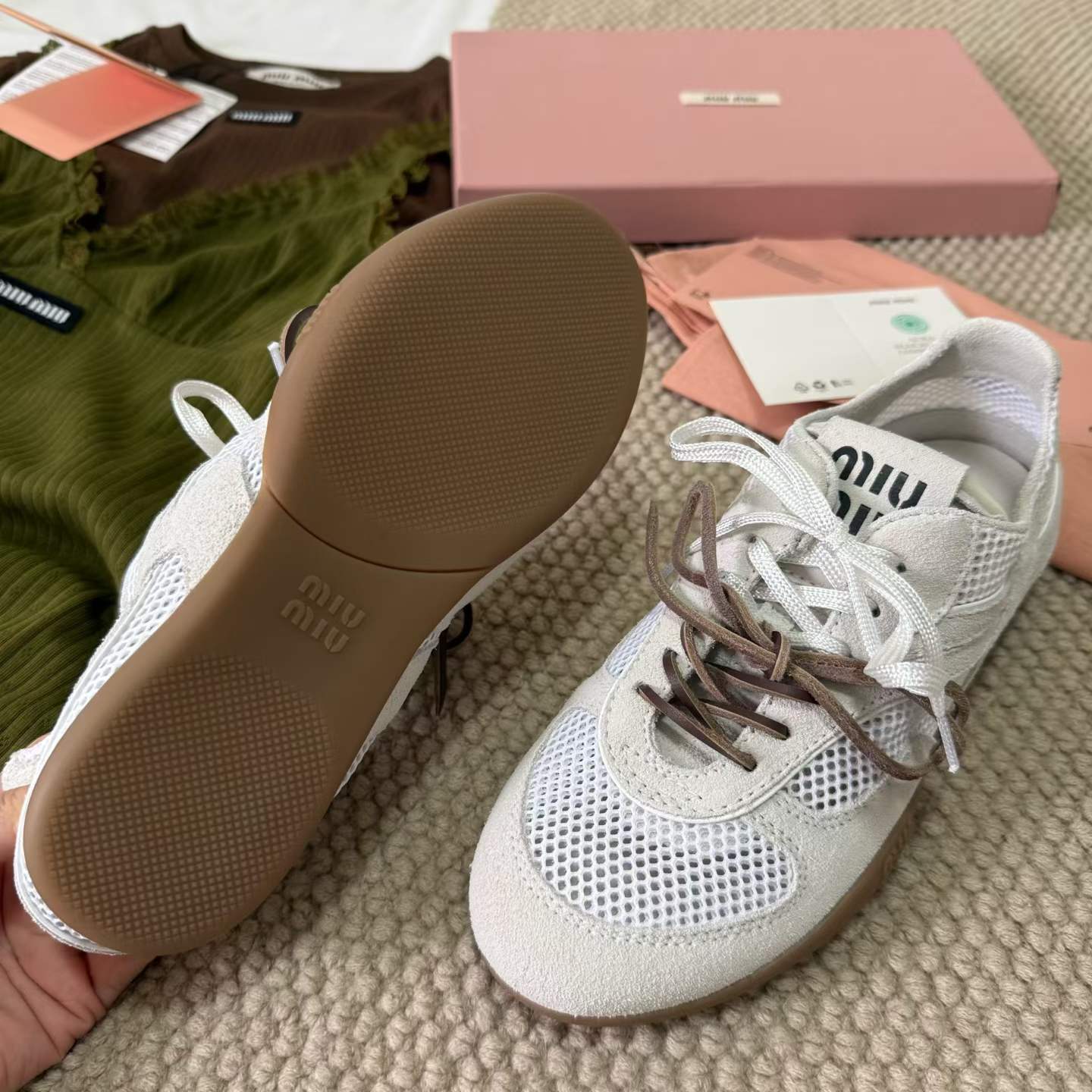 Miu Miu PLUME Virtue training shoes view 9