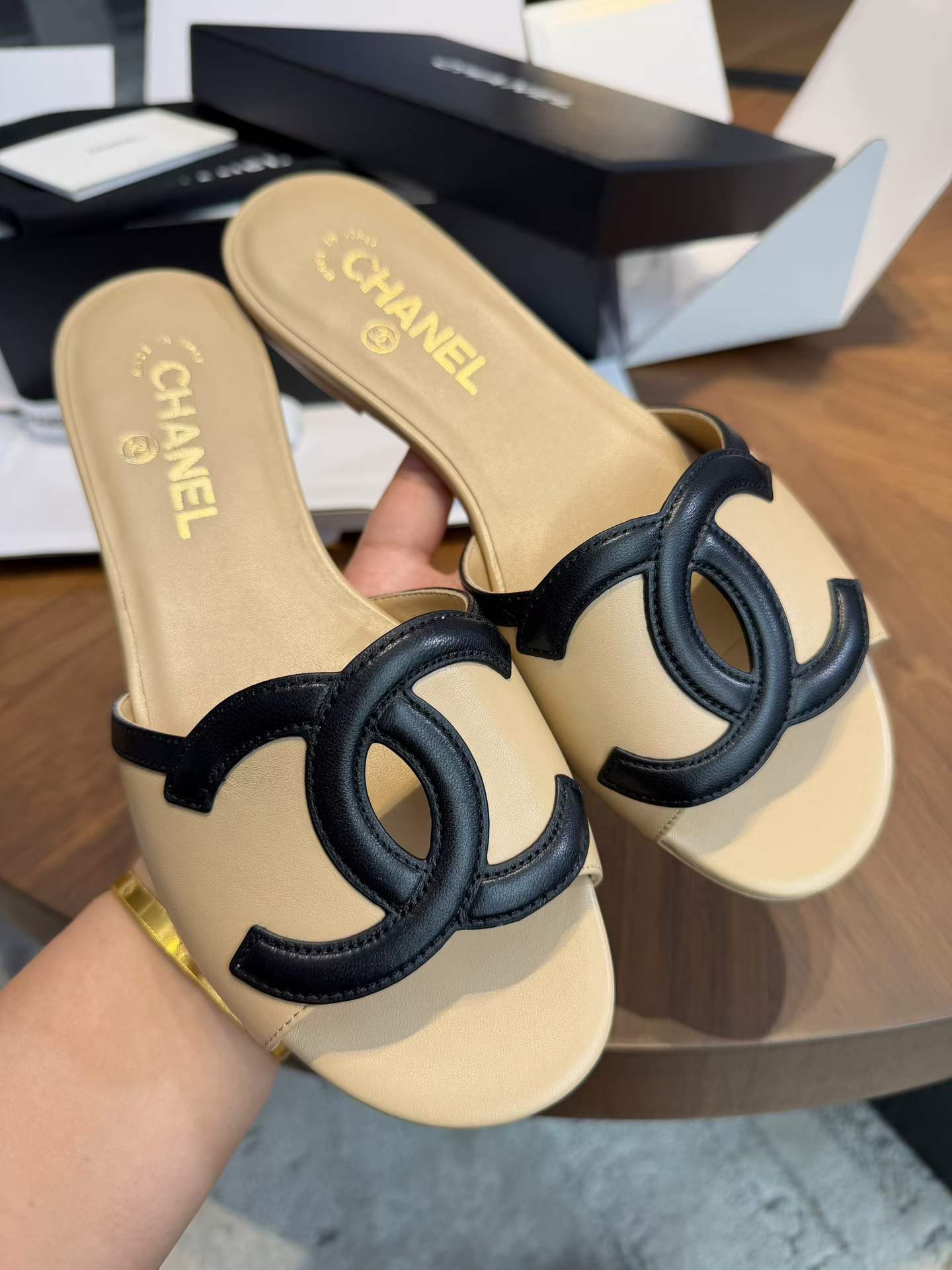 Chanel Slippers view 1